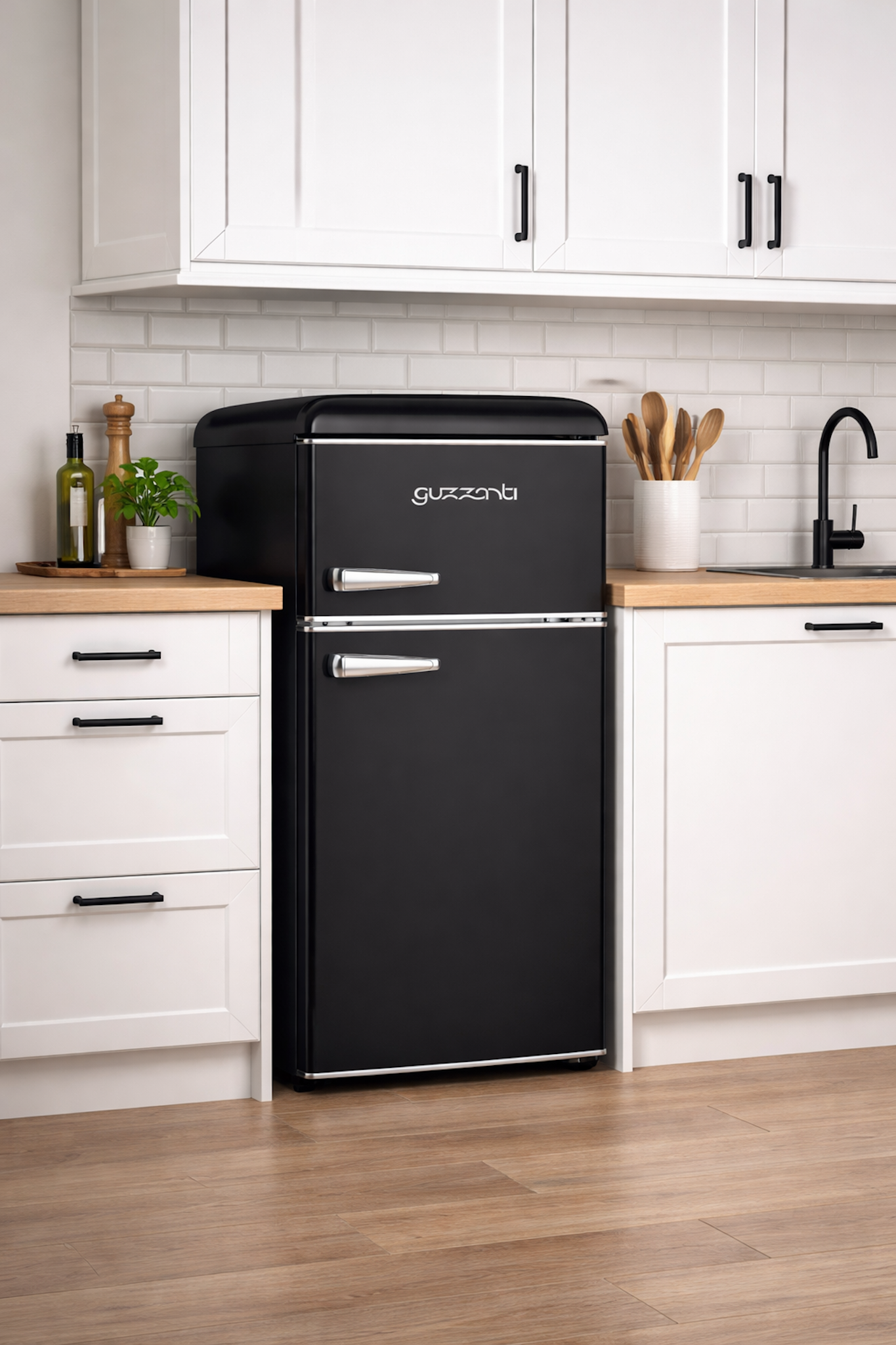 Retro chladnička Guzzanti GZ 86RB